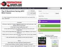 Tablet Screenshot of fryingpansports.com